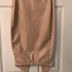 NWT Midi Reversible Nude Skirt